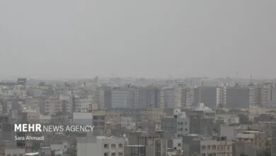 کاهش کیفیت هوا در غالب مناطق کشور تا دوشنبه